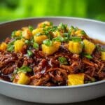 Crockpot Pineapple BBQ Chicken Recipe