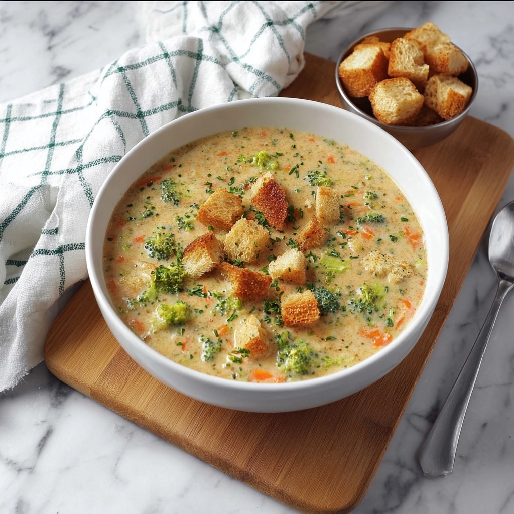 Smoked Gouda Broccoli Soup Recipe - Recipe Image