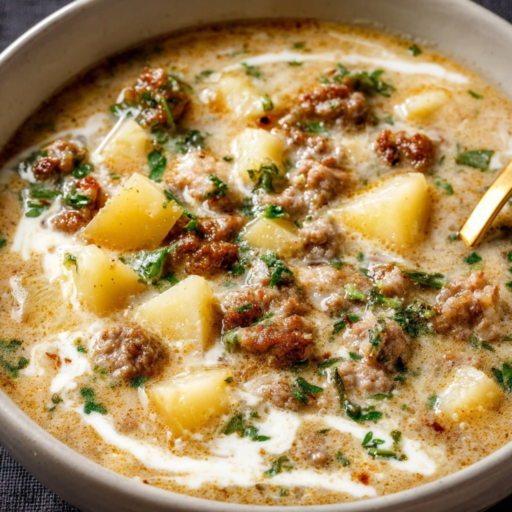 Cozy Italian Sausage and Potato Soup Recipe - Recipe Image