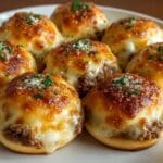 Garlic Parmesan Cheeseburger Bombs Recipe