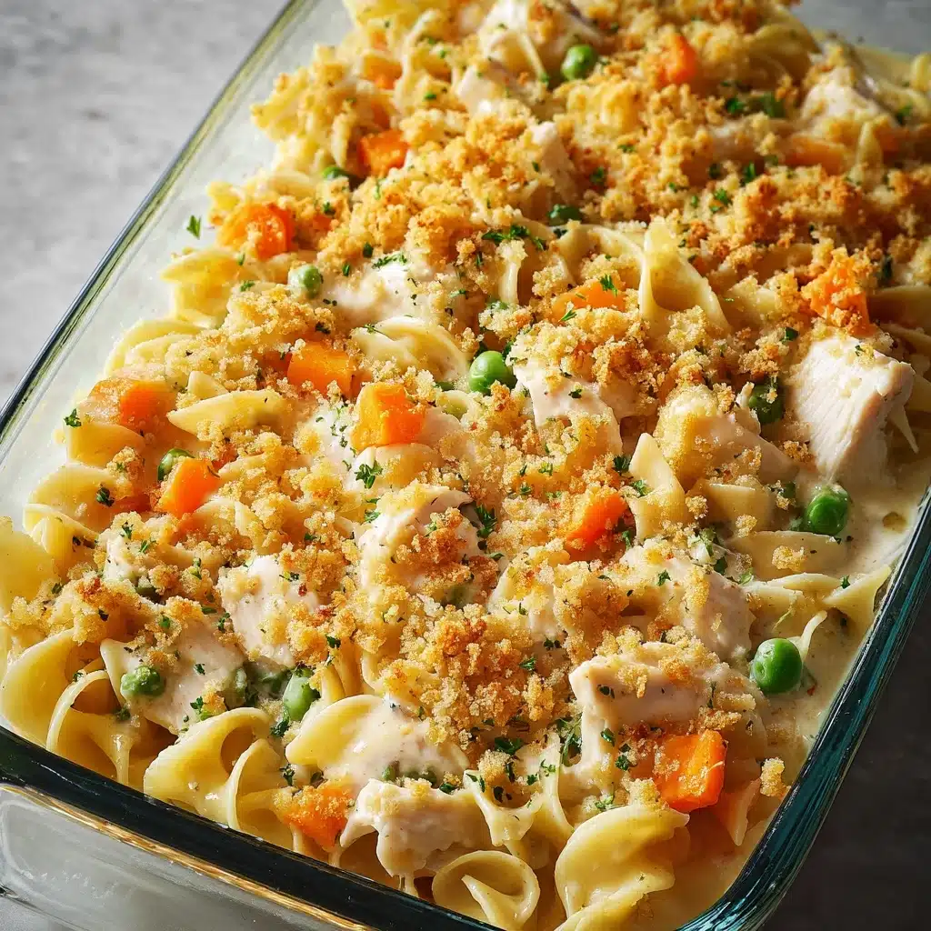 Super Easy Chicken Noodle Casserole Recipe - Recipe Image