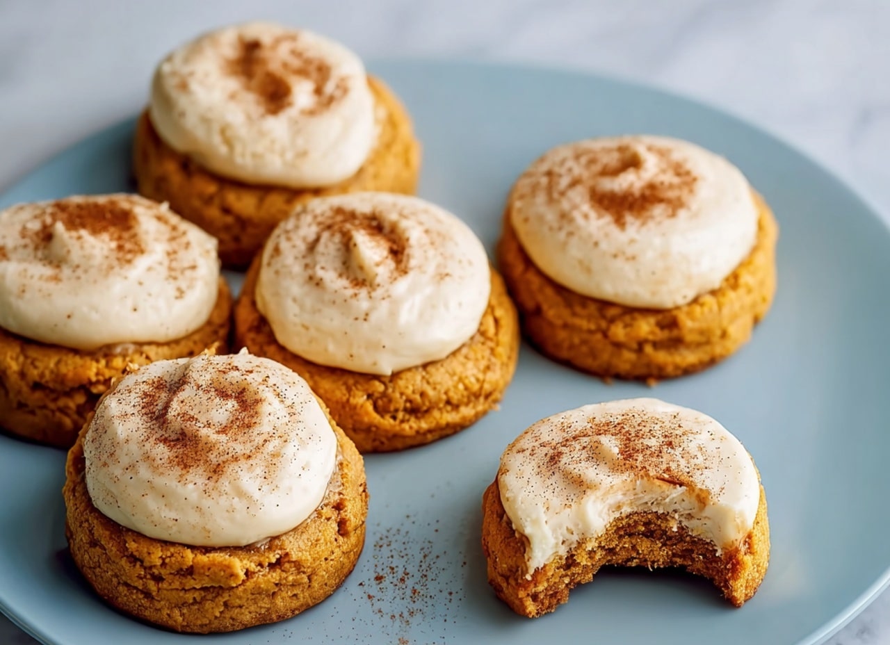Pumpkin Cheesecake Cookies Recipe - Recipe Image