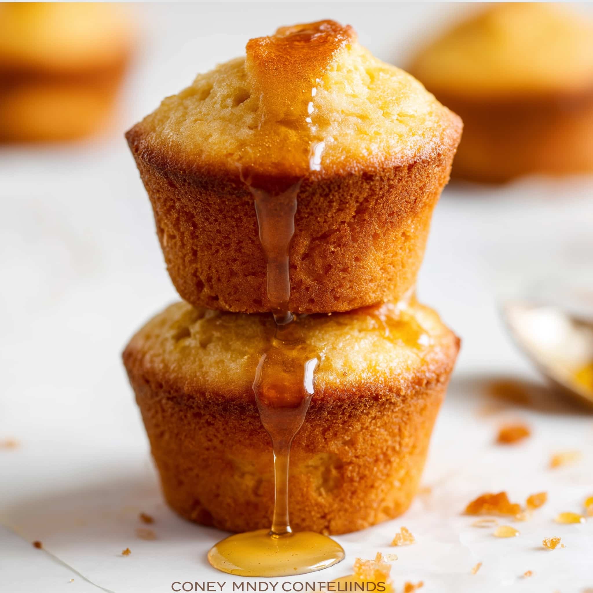 Florida Orange Juice Honey Cornbread Muffins Recipe - Recipe Image