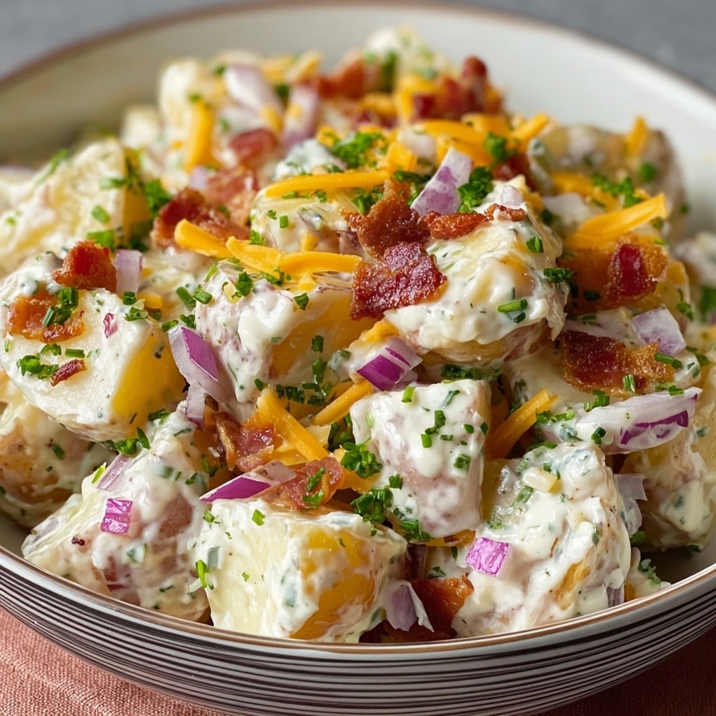 Steakhouse Potato Salad: A Creamy, Flavor-Packed Side Dish Recipe - Recipe Image
