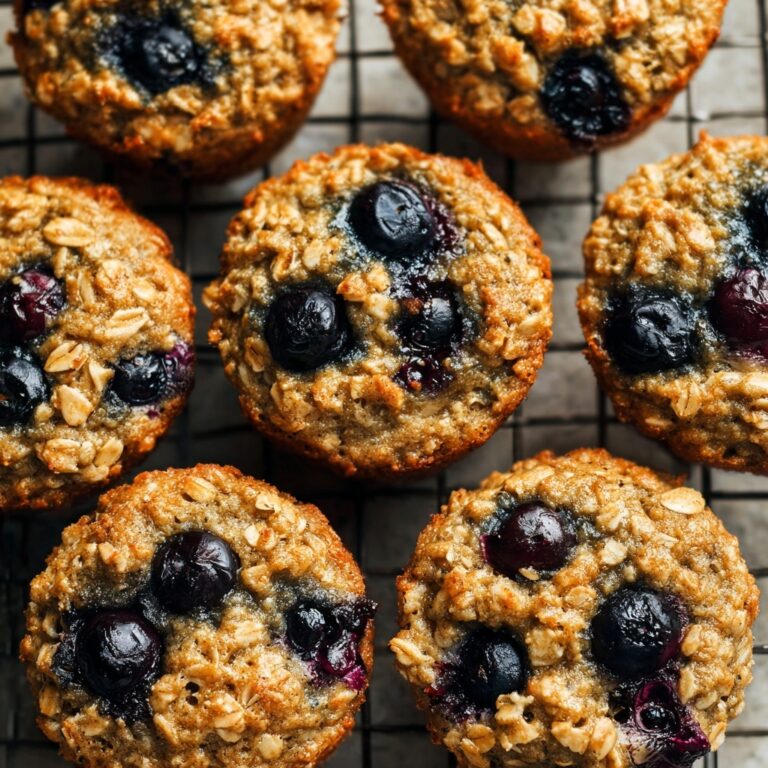 Blueberry Banana Oatmeal Muffins Recipe