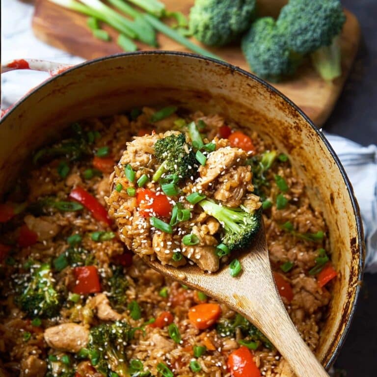 One Pot Teriyaki Chicken and Rice Recipe