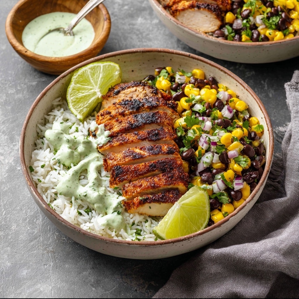 Southwest Chicken Rice Bowls Recipe - Recipe Image