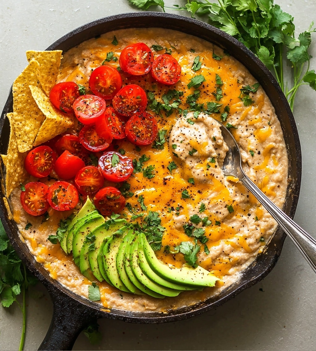Mexican Refried Bean Dip Recipe - Recipe Image