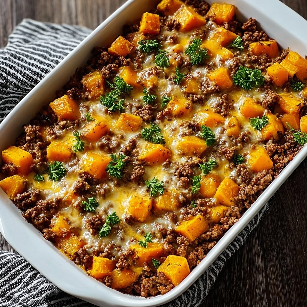 Irresistible Ground Turkey Sweet Potato Casserole Recipe - Recipe Image