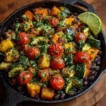 Zesty Chili Lime Roasted Veggie Bowls Recipe