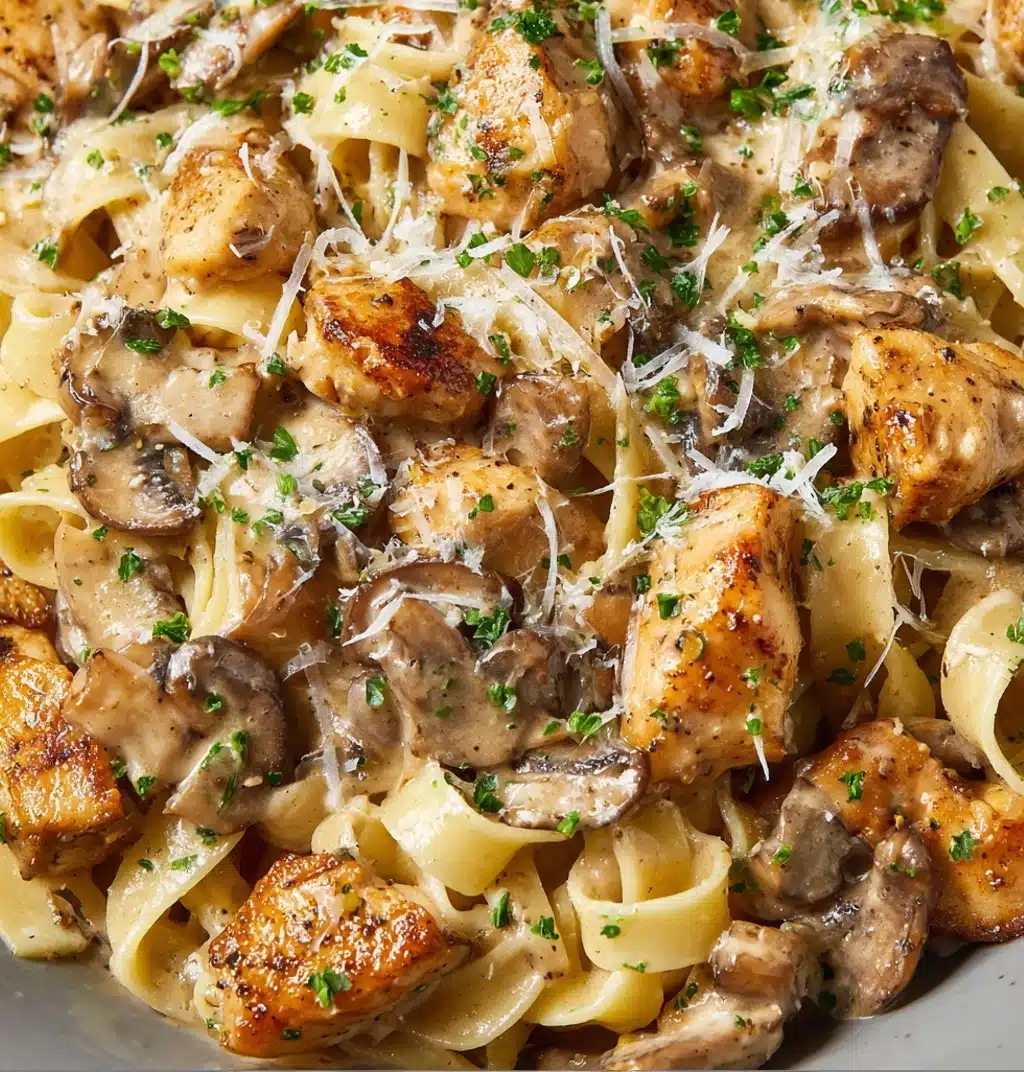Chicken Marsala Pasta Recipe - Recipe Image