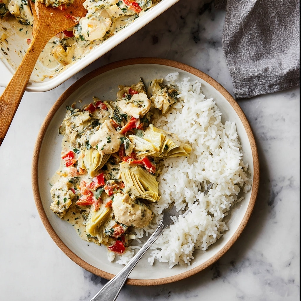 Spinach Artichoke Chicken Bake Recipe - Recipe Image