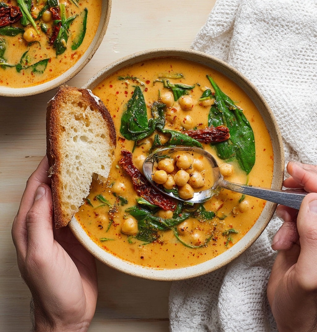 Tuscan Garbanzo Bean Soup Recipe - Recipe Image