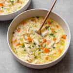 Lemon Chicken Orzo Soup Recipe