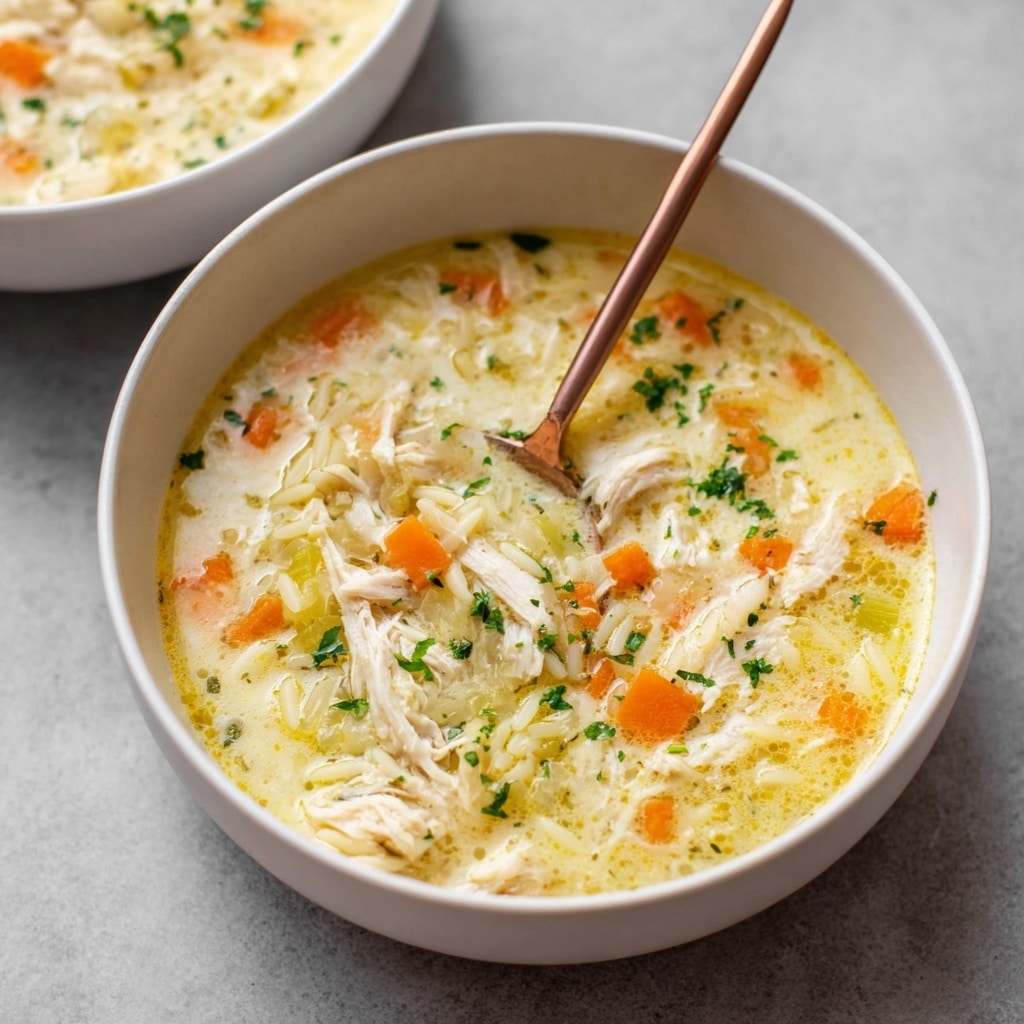 Lemon Chicken Orzo Soup Recipe - Recipe Image