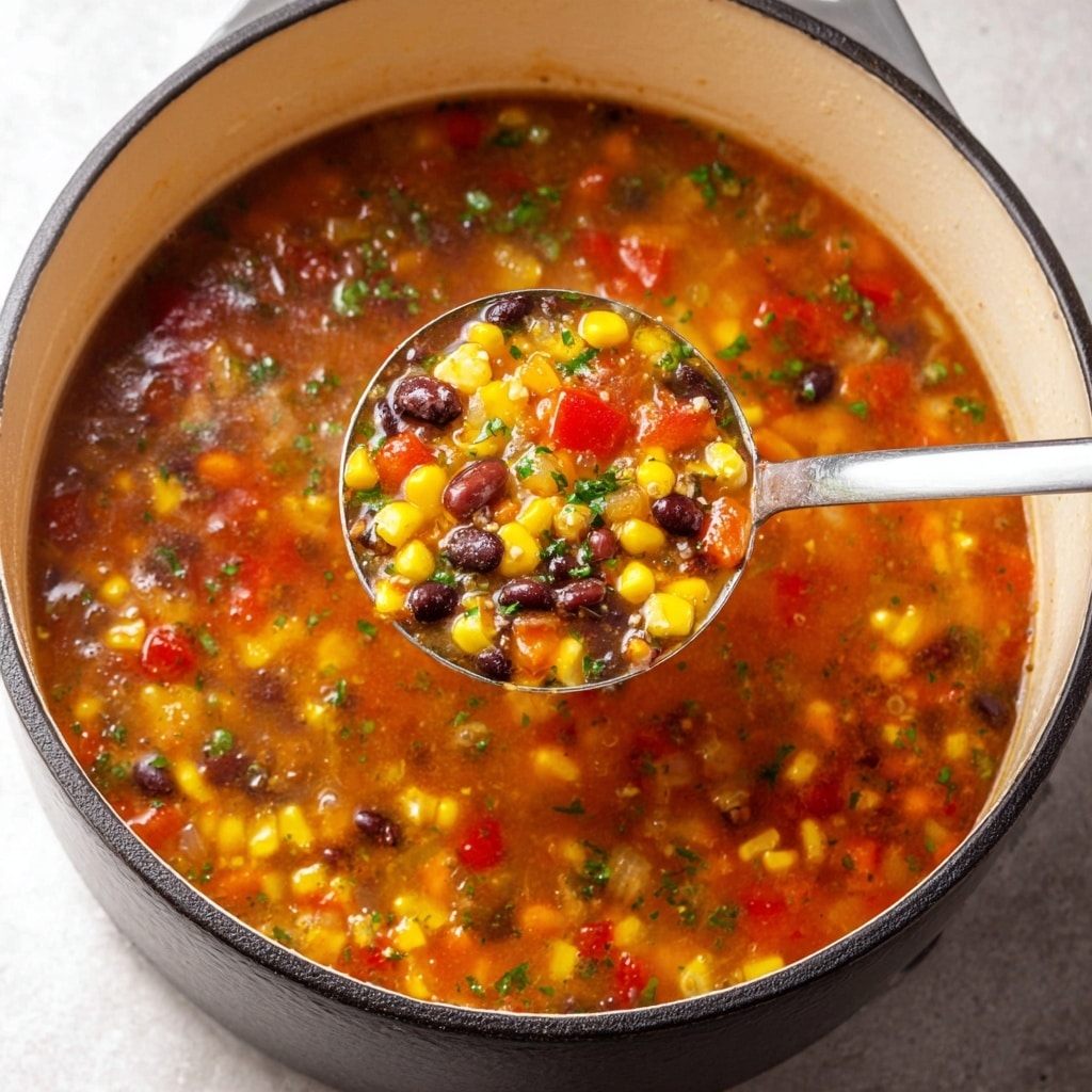 Vegetable Taco Soup Recipe - Recipe Image