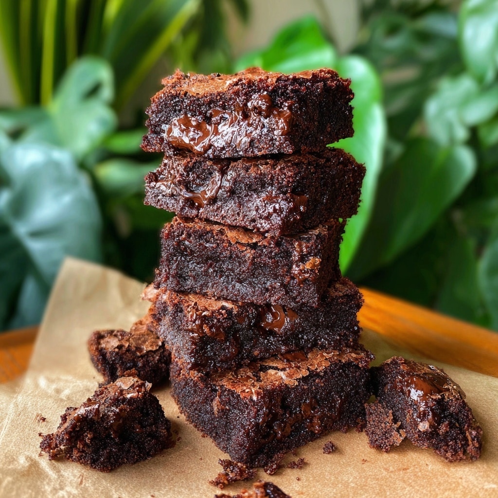 Healthy Flourless Brownies Recipe - Recipe Image
