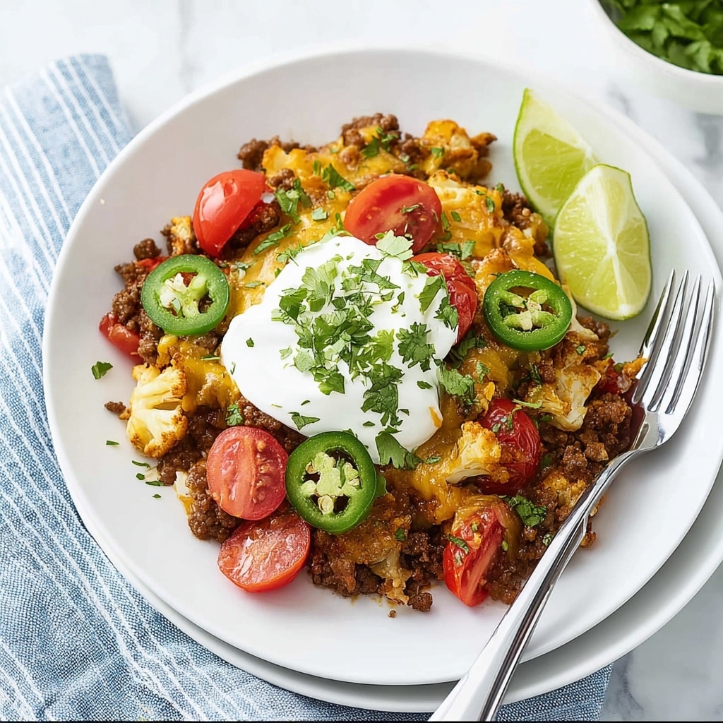 Low Carb Taco Casserole Recipe - Recipe Image