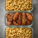 High-Protein Honey Garlic Butter Chicken with Mac & Cheese Recipe