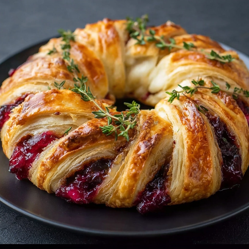 Turkey Cranberry Crescent Ring Recipe - Recipe Image