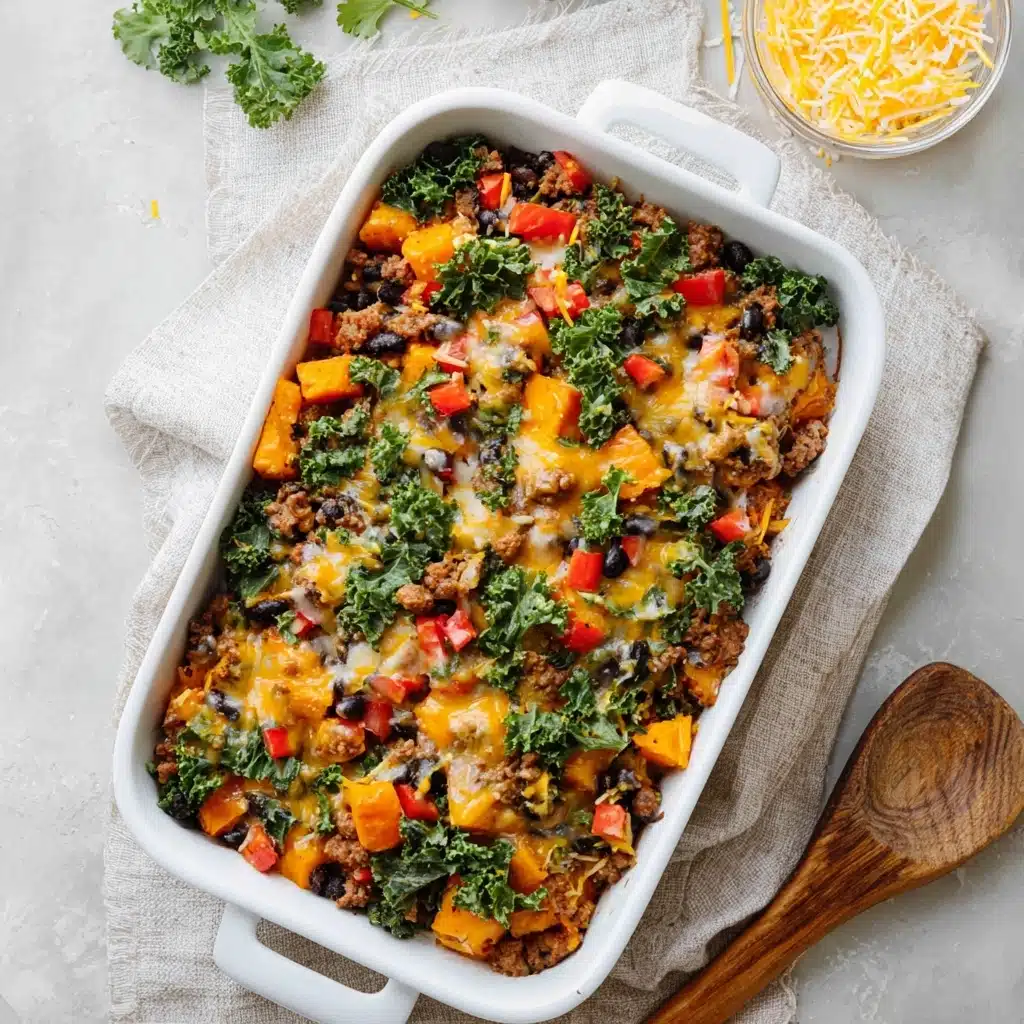 Ground Beef and Butternut Squash Casserole Recipe - Recipe Image
