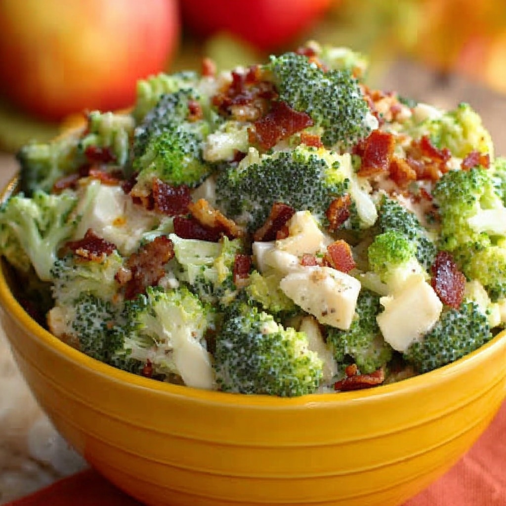 Honeycrisp Apple Broccoli Salad Recipe - Recipe Image