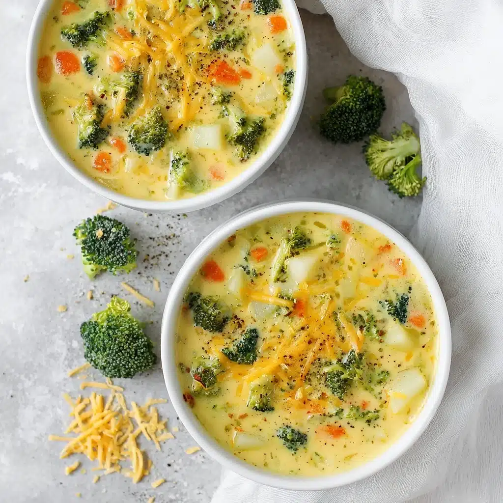 Broccoli Potato Cheese Soup Recipe - Recipe Image