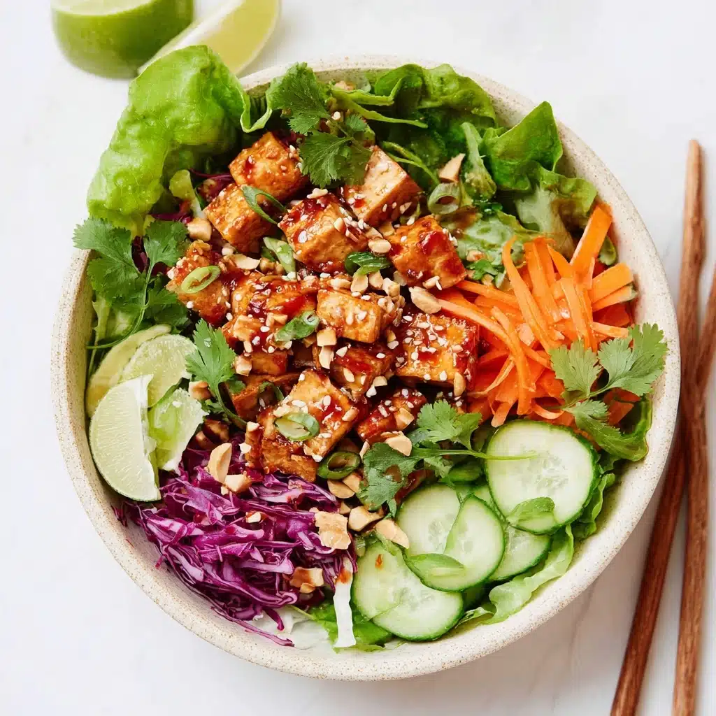 Spicy Tofu Salad Bowls Recipe - Recipe Image