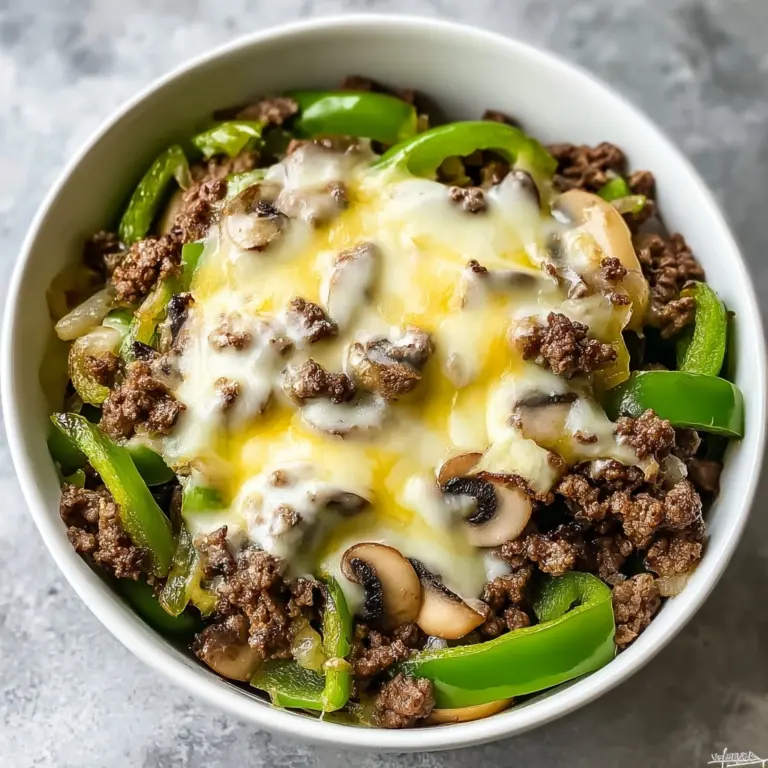 Philly Cheesesteak Bowls – Easy Low-Carb Dinner Idea Recipe