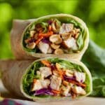 Thai Peanut Chicken Wraps Recipe