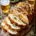 Soft Garlic Herb Cheddar Cheese Bread Recipe