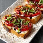 Roasted Tomato Toast with Goat Cheese Recipe