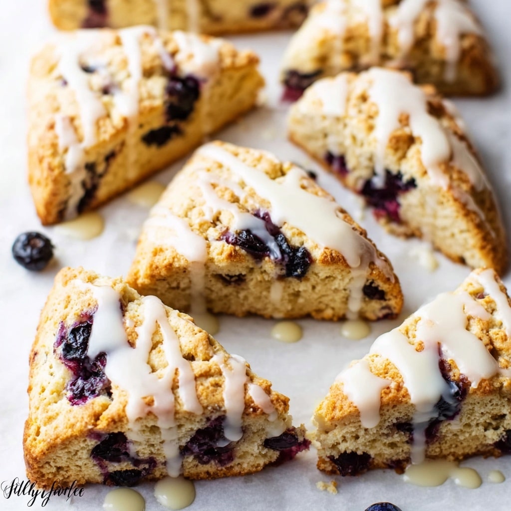 Keto Blueberry Scones Recipe - Recipe Image