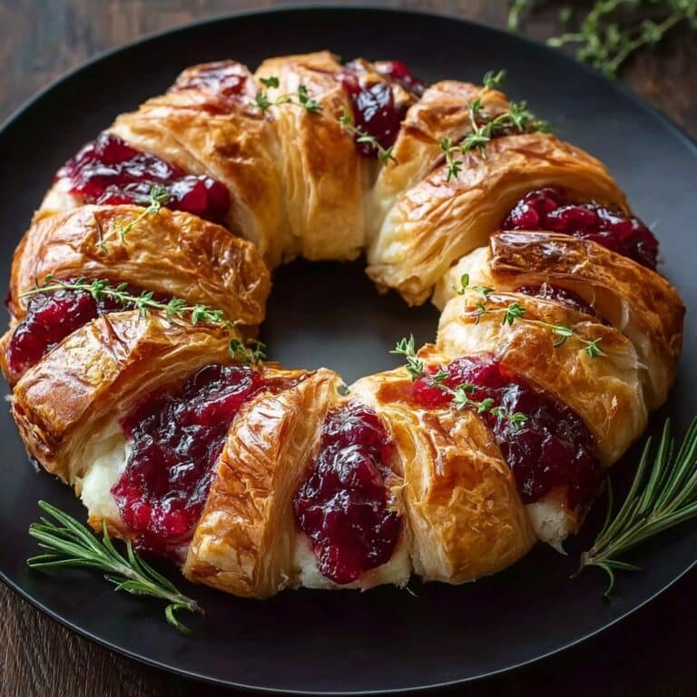 Turkey Cranberry Crescent Ring Recipe