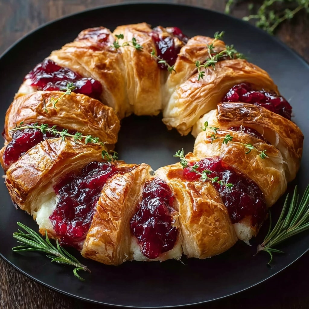 Turkey Cranberry Crescent Ring Recipe - Recipe Image