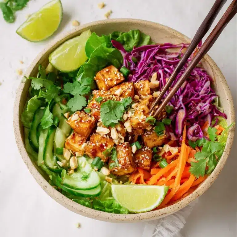 Spicy Tofu Salad Bowls Recipe