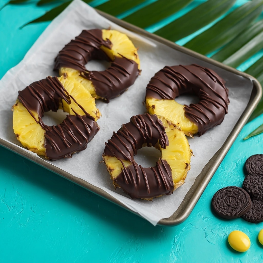 Chocolate-Covered Pineapple Bites Recipe - Recipe Image