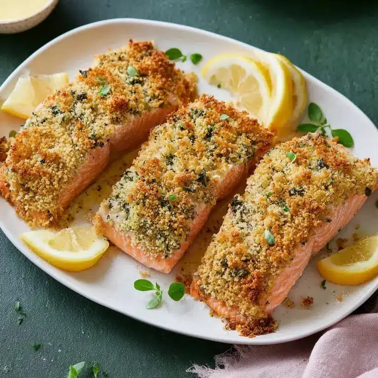 Crispy Panko Crusted Salmon (Baked) Recipe