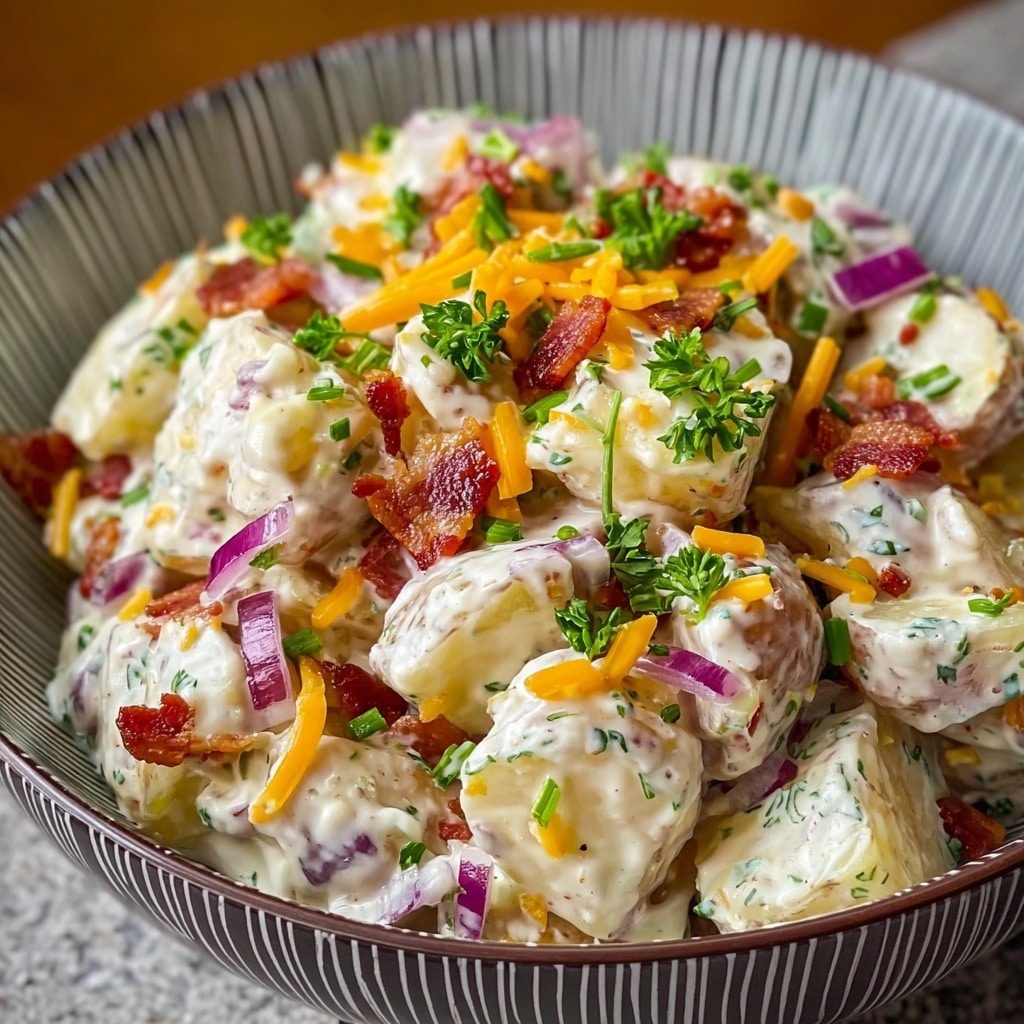Steakhouse Potato Salad: A Creamy, Flavor-Packed Side Dish Recipe - Recipe Image