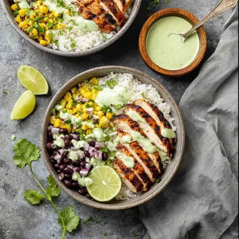 Southwest Chicken Rice Bowls Recipe