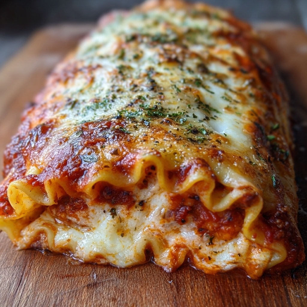 Deliciously Cheesy Italian Stromboli Recipe - Recipe Image