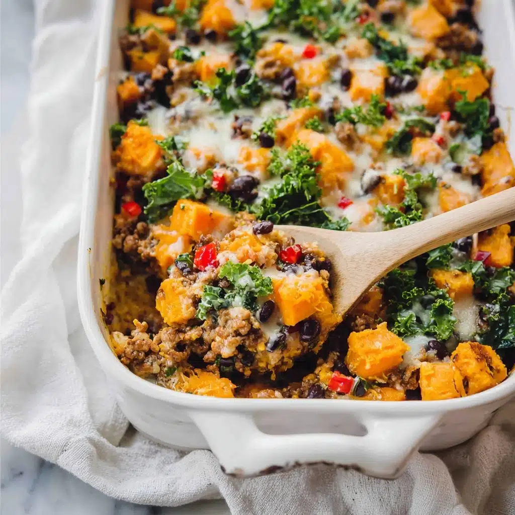Ground Beef and Butternut Squash Casserole Recipe - Recipe Image
