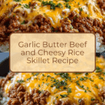 Rice Skillet with Cheddar Parmesan Sauce Recipe