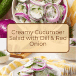 Creamy Cucumber Salad Recipe