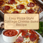 Pizza Style Cottage Cheese Bake Recipe