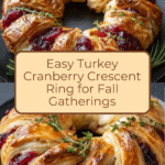 Turkey Cranberry Crescent Ring Recipe