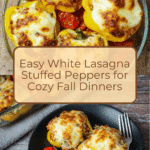 White Lasagna Stuffed Peppers Recipe