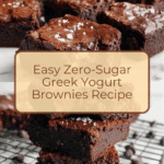 Zero-Sugar Greek Yogurt Brownies Recipe