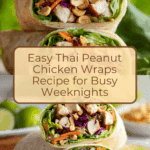 Thai Peanut Chicken Wraps Recipe
