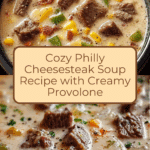 Philly Cheese Steak Soup Recipe